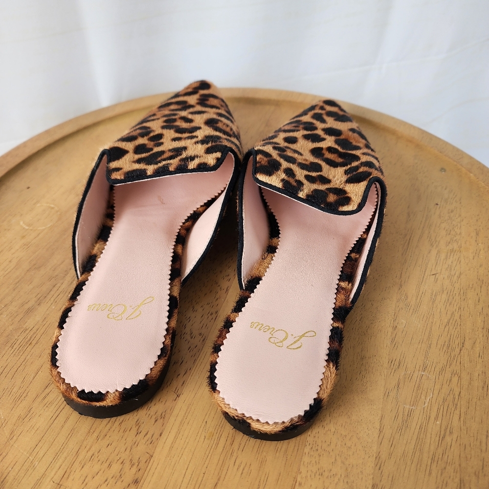 J. Crew Leopard Print Women's Mules - Picture 6 of 12